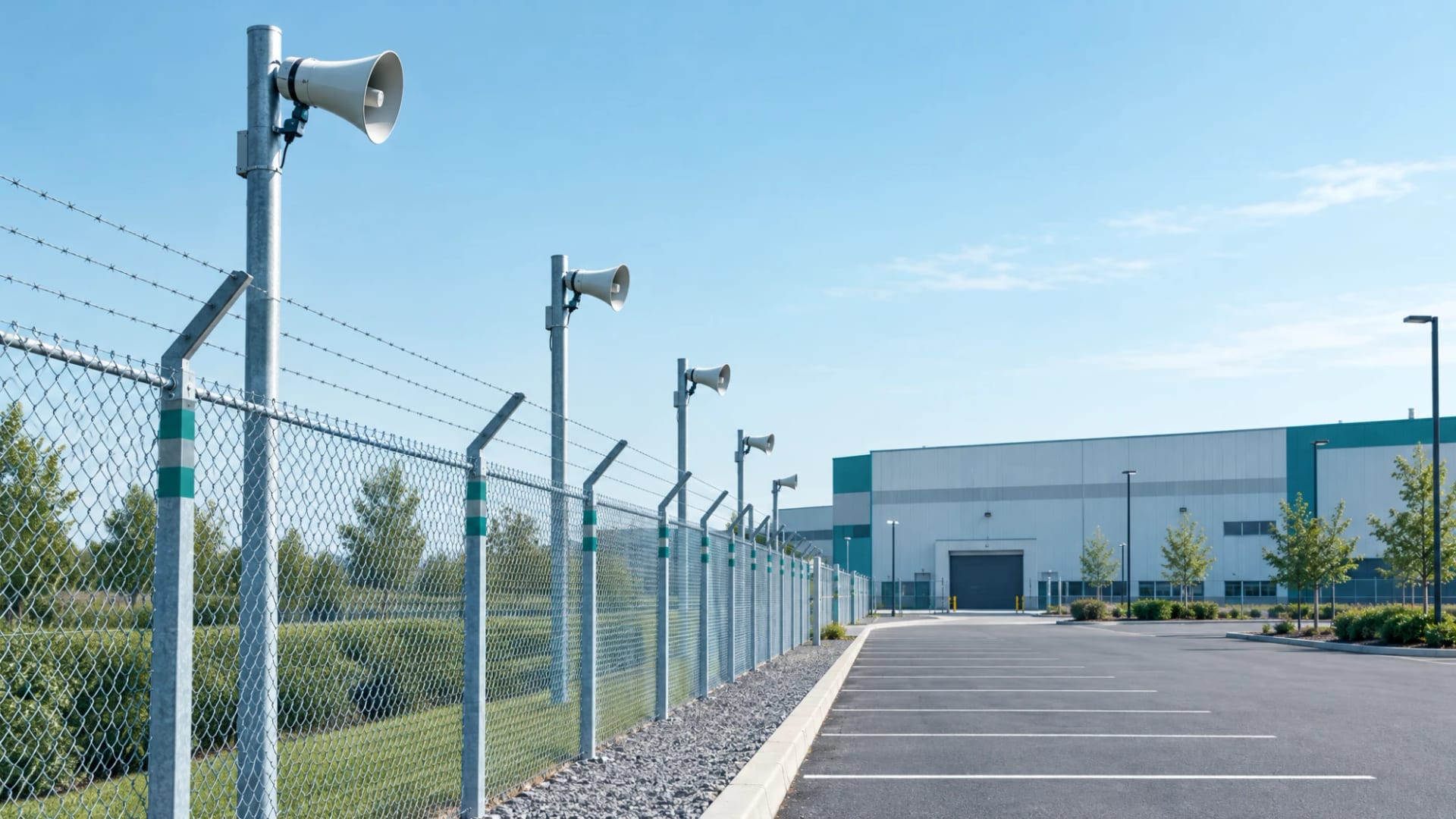 Audio IP en perímetros exteriores e instalaciones